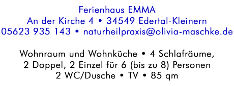 Anschrift, Keinern, Ferienhaus Emma