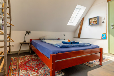 Bad mit Spiegel, Ferienhaus Emma, Keinern